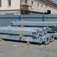 Pozinkované svařence připravené na odvoz k zákazníkovi