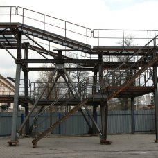 Technologická konstrukce - kontrolní montáž před odvozem na povrchovou úpravu 01