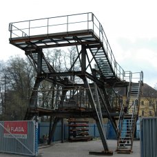 Technologická konstrukce - kontrolní montáž před odvozem na povrchovou úpravu 02