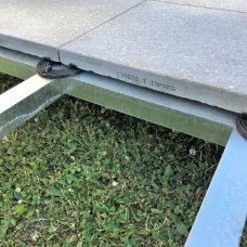terasa - detail modulu před vložením dlažby